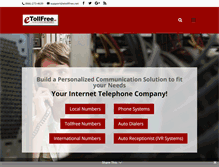 Tablet Screenshot of etollfree.net